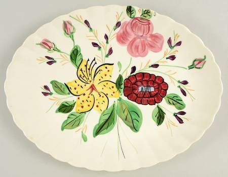 Tiger Lily 13" Oval Serving Platter