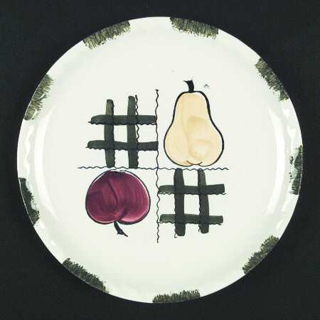 Tick Tack Luncheon Plate