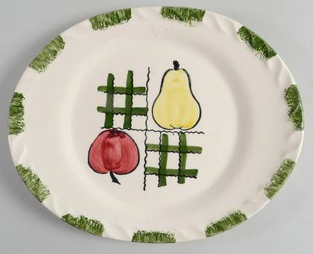 Tick Tack 11" Oval Serving Platter