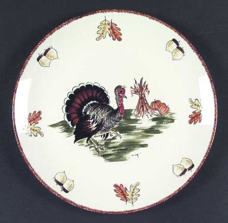 Turkey with Acorns by Blue Ridge Southern Pottery