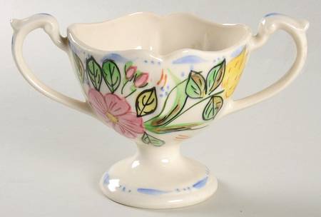 Verna Pedestal Open Sugar Bowl