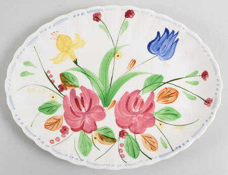 Waltz Time 13" Oval Serving Platter