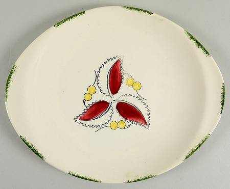 Wild Cherry 1 12" Oval Serving Platter