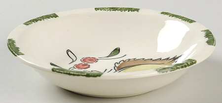 Wild Cherry 3 Rim Fruit/Dessert (Sauce) Bowl