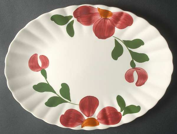 Windflower 11" Oval Serving Platter