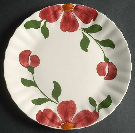 Windflower Luncheon Plate