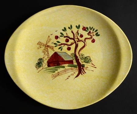 Windmill 12" Oval Serving Platter