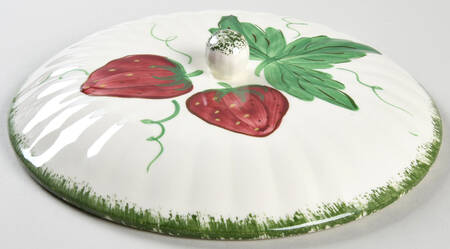 Wild Strawberry Lid for Round Vegetable