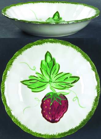 Wild Strawberry Fruit/Dessert (Sauce) Bowl