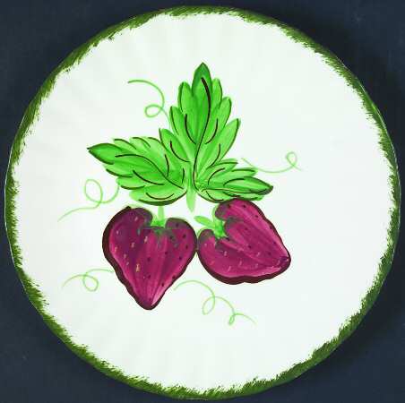 Wild Strawberry Luncheon Plate