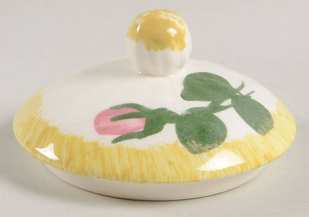 Wrinkled Rose Lid for Sugar Bowl