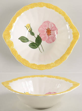 Wrinkled Rose Coupe Cereal Bowl