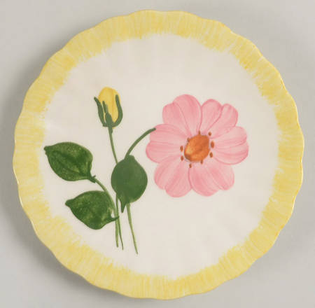 Wrinkled Rose Bread & Butter Plate