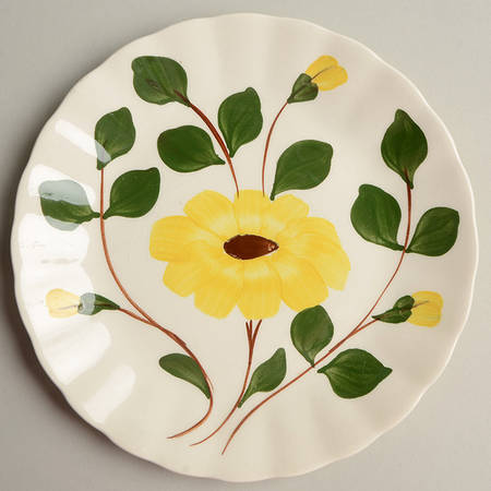Yellow Nocturne Dessert/Pie Plate