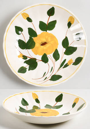Yellow Nocturne Coupe Soup Bowl