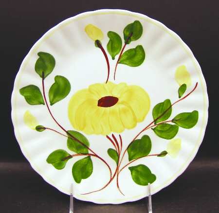 Yellow Nocturne Luncheon Plate