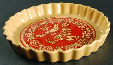 American Folk Art 10" Quiche