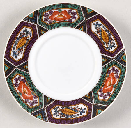 Amethyst Kutani Saucer