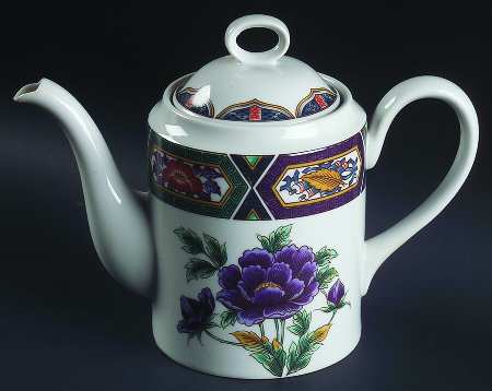 Amethyst Kutani Coffee Pot & Lid
