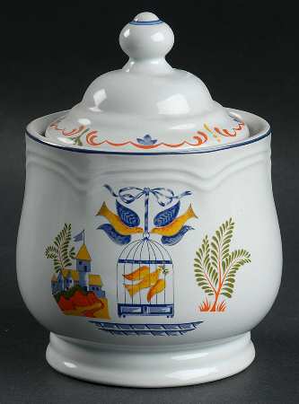 Bird Cage Sugar Bowl & Lid