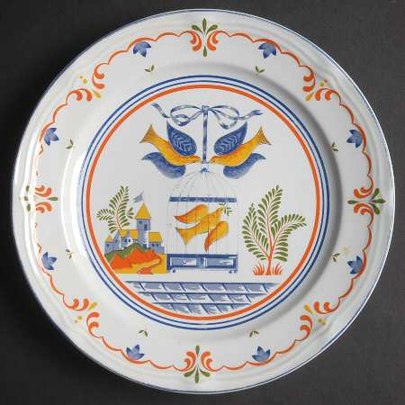 Bird Cage Salad Plate