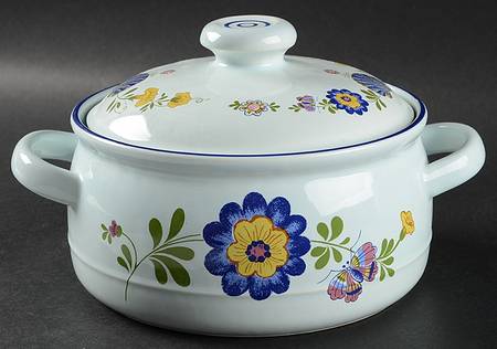 Bretonne 1.25 Qt Round Covered Casserole