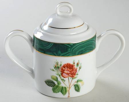 Briard Rose Sugar Bowl & Lid