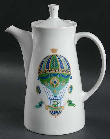 Fancy Free Coffee Pot & Lid