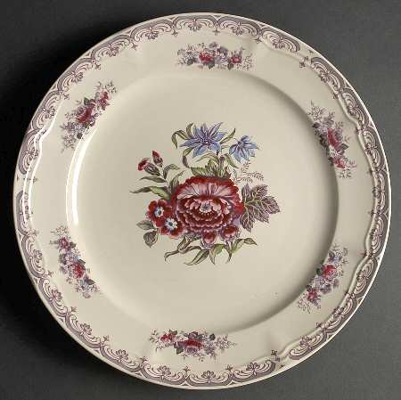 Colonial Rose 12" Chop Plate (Round Platter)
