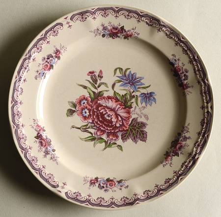 Colonial Rose Salad Plate