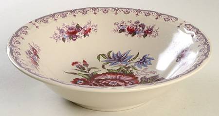 Colonial Rose 9" Round Vegetable Bowl