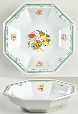 Devonshire Green 10" Octagonal Vegetable Bowl