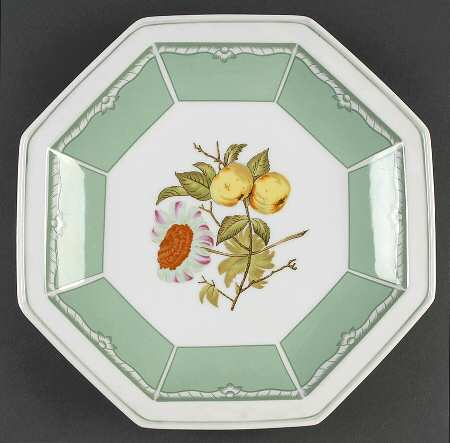 Devonshire Green Octagonal Chop Plate