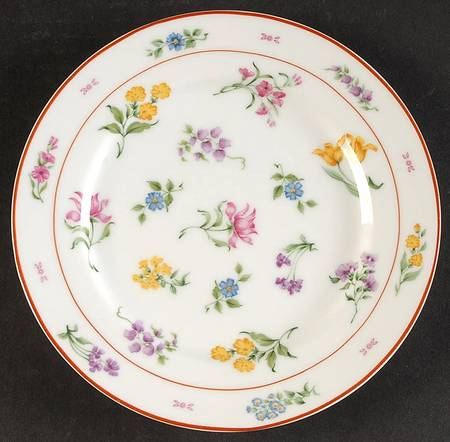 Floral Fantasy Salad Plate