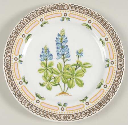 Floral Potpourri Salad Plate