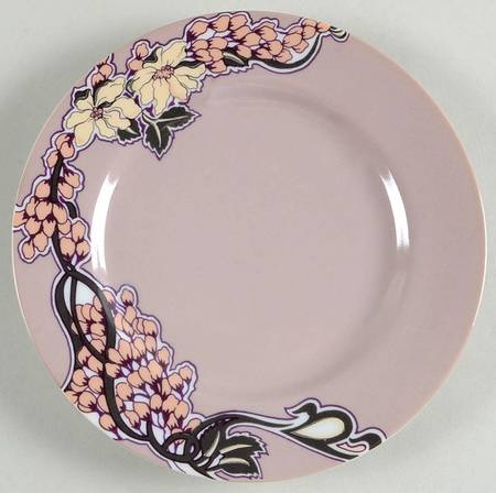 Floral Parisienne Salad Plate