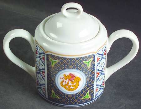 Grand Kabuki Sugar Bowl & Lid