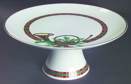The Hunt 10" Diameter Pedestal Cake Stand