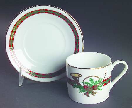 The Hunt Flat Cup & Saucer Set