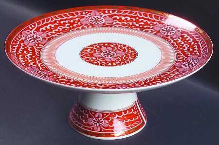 Imperial Brocade 10" Diameter Pedestal Cake Stand