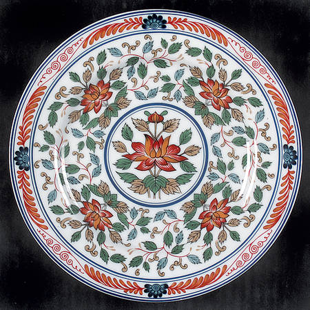 Imari Blossoms Salad Plate