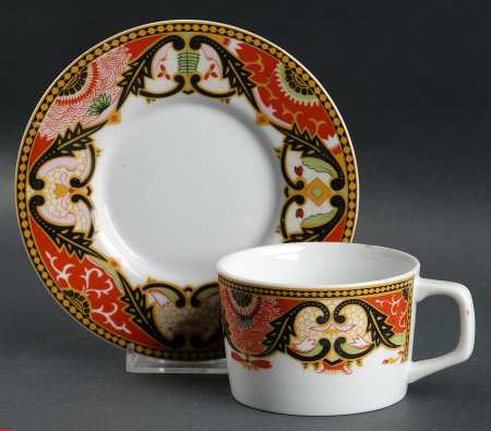 Imperial Imari Flat Cup & Saucer Set