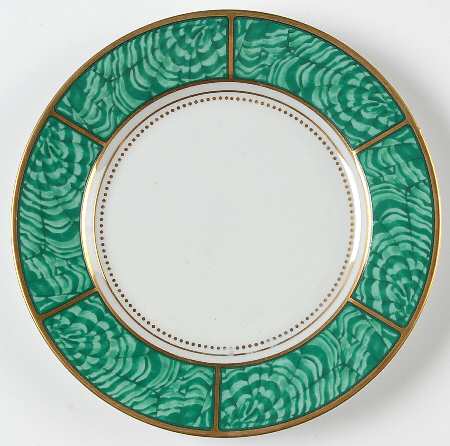 Imperial Malachite Salad Plate