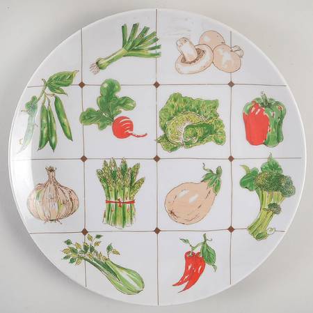 La Salade 12" Chop Plate (Round Platter)