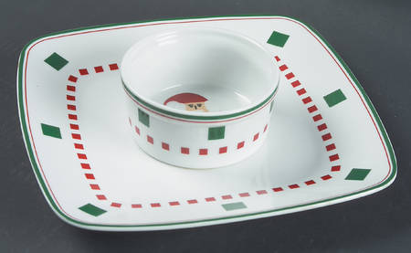 Nutcracker Parade 1 Piece Square Chip and Dip