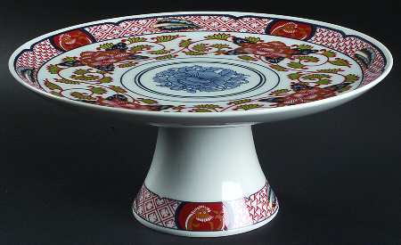 Peony 10" Diameter Pedestal Cake Stand