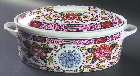 Peony Oval Covered Vegetable
