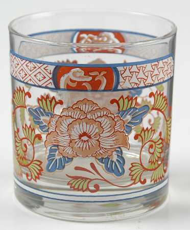 Peony Glassware Double Old Fashioned