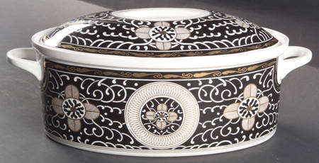 Royal Tapestry 2 Quart Oval Covered Casserole