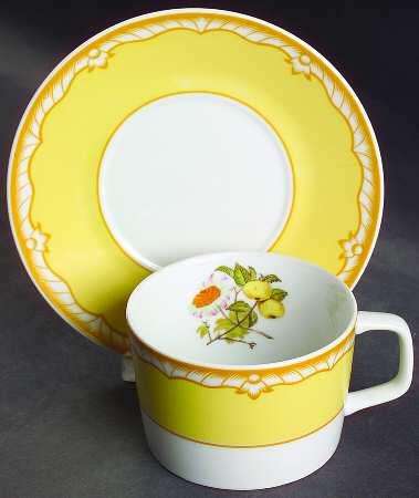 Somerset Flat Cup & Saucer Set